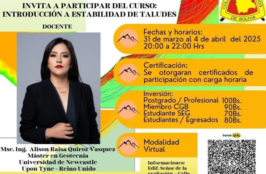 Curso Introducción a Estabilidad de Taludes